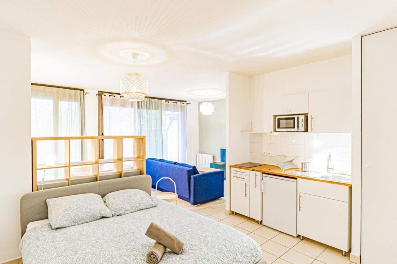 Le Petit Kaplan-Studio Cosy Avec Terrasse Lyon Exterior foto